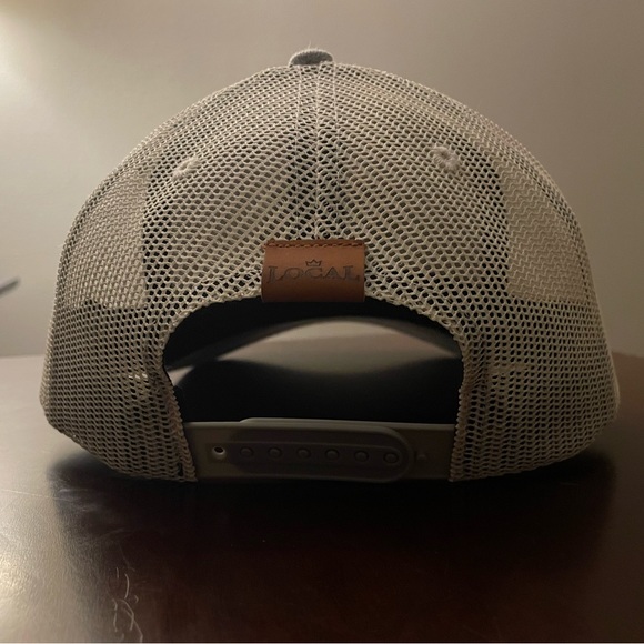 Iowa Local Crowns Statement Trucker Snapback Adjustable Hat - Gray/White - Picture 2 of 6